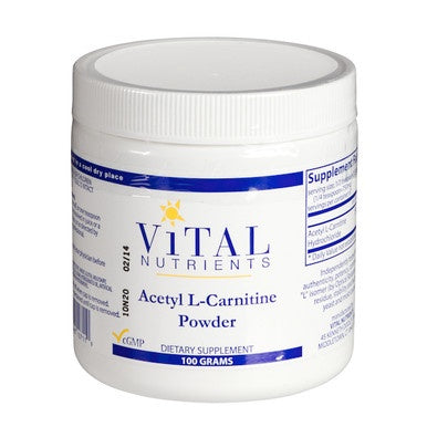 Acetyl L-Carnitine Powder 100g Powder VN-Naturologie
